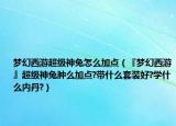 梦幻西游超级神兔怎么加点（『梦幻西游』超级神兔肿么加点?带什么套装好?学什么内丹?）