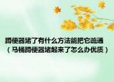 蹲便器堵了有什么方法能把它疏通（马桶蹲便器堵起来了怎么办优质）