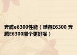 奔腾e6300性能（酷睿E6300 奔腾E6300哪个更好呢）