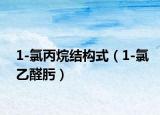 1-氯丙烷结构式（1-氯乙醛肟）
