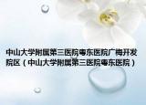 中山大学附属第三医院粤东医院广梅开发院区（中山大学附属第三医院粤东医院）