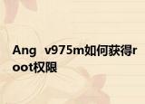 Ang  v975m如何获得root权限