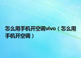 怎么用手机开空调vivo（怎么用手机开空调）
