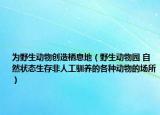 为野生动物创造栖息地（野生动物园 自然状态生存非人工驯养的各种动物的场所）