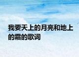 我要天上的月亮和地上的霜的歌词