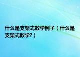 什么是支架式教学例子（什么是支架式教学?）