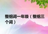 整组词一年级（整组三个词）