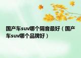 国产车suv哪个隔音最好（国产车suv哪个品牌好）