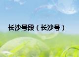 长沙号段（长沙号）