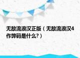 无敌流浪汉正版（无敌流浪汉4作弊码是什么?）