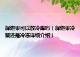 释迦果可以放冷库吗（释迦果冷藏还是冷冻详细介绍）