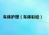 车体护理（车体彩绘）