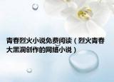 青春烈火小说免费阅读（烈火青春 大黑洞创作的网络小说）