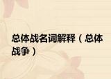 总体战名词解释（总体战争）