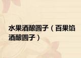 水果酒酿圆子（百果馅酒酿圆子）