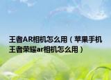 王者AR相机怎么用（苹果手机王者荣耀ar相机怎么用）