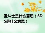 圣斗士是什么意思（SDS是什么意思）