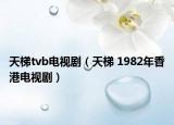 天梯tvb电视剧（天梯 1982年香港电视剧）
