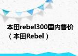 本田rebel300国内售价（本田Rebel）