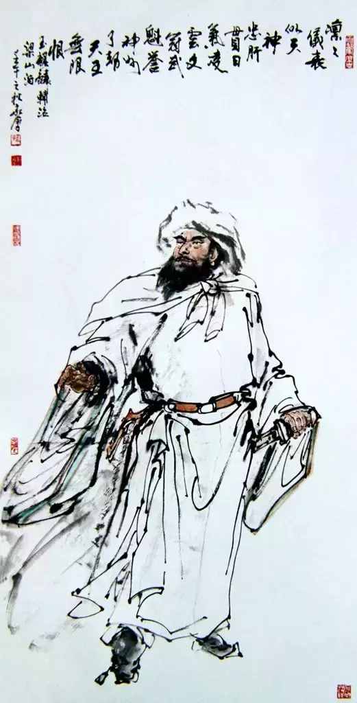 水浒英雄人物108将全图！大气磅礴！