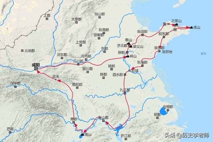 秦始皇在位11年出巡5次，游山玩水还是体察民情？专家：看路线