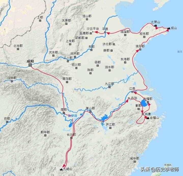 秦始皇在位11年出巡5次，游山玩水还是体察民情？专家：看路线