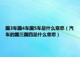 国3车国4车国5车是什么意思（汽车的国三国四是什么意思）