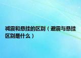 减震和悬挂的区别（避震与悬挂区别是什么）