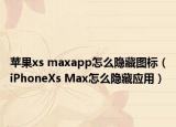 苹果xs maxapp怎么隐藏图标（iPhoneXs Max怎么隐藏应用）