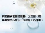钢筋接头套管挤压套什么定额（钢筋套管挤压接头一次成型工艺技术）