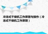 冷冻式干燥机工作原理与操作（冷冻式干燥机工作原理）