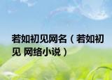 若如初见网名（若如初见 网络小说）
