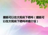 腊肠可以在太阳底下晒吗（腊肠可以在太阳底下晒吗详细介绍）