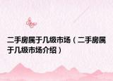 二手房属于几级市场（二手房属于几级市场介绍）