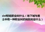 dnf奶妈职业叫什么（地下城与勇士中有一种职业叫奶妈到底是什么）