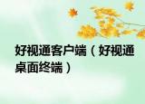好视通客户端（好视通桌面终端）