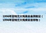 1996年亚特兰大残奥会金牌数量（1996年亚特兰大残奥会吉祥物）