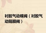 衬胶气动蝶阀（衬胶气动隔膜阀）