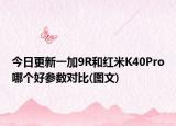 今日更新一加9R和红米K40Pro哪个好参数对比(图文)