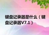 键盘记录器是什么（键盘记录器V7.1）