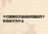 今日更新经济波动的周期的四个阶段依次为什么