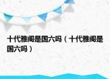 十代雅阁是国六吗（十代雅阁是国六吗）