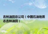 吉林油田总公司（中国石油地质志吉林油田）