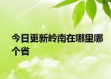 今日更新岭南在哪里哪个省