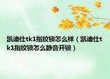 凯迪仕tk1指纹锁怎么样（凯迪仕tk1指纹锁怎么静音开锁）