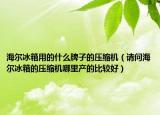 海尔冰箱用的什么牌子的压缩机（请问海尔冰箱的压缩机哪里产的比较好）