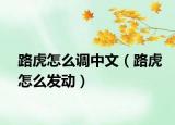 路虎怎么调中文（路虎怎么发动）