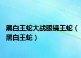 黑白王蛇大战眼镜王蛇（黑白王蛇）