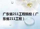广东省211工程院校（广东省211工程）