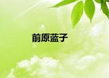 前原蓝子